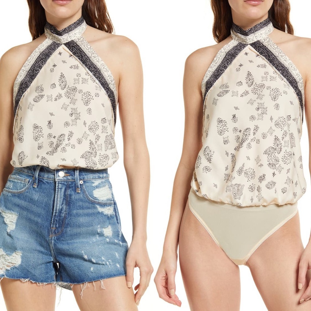 COPY - Free people halter neck bodysuit